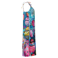 Easter Tie-strap midi dress - Thumbnail 3