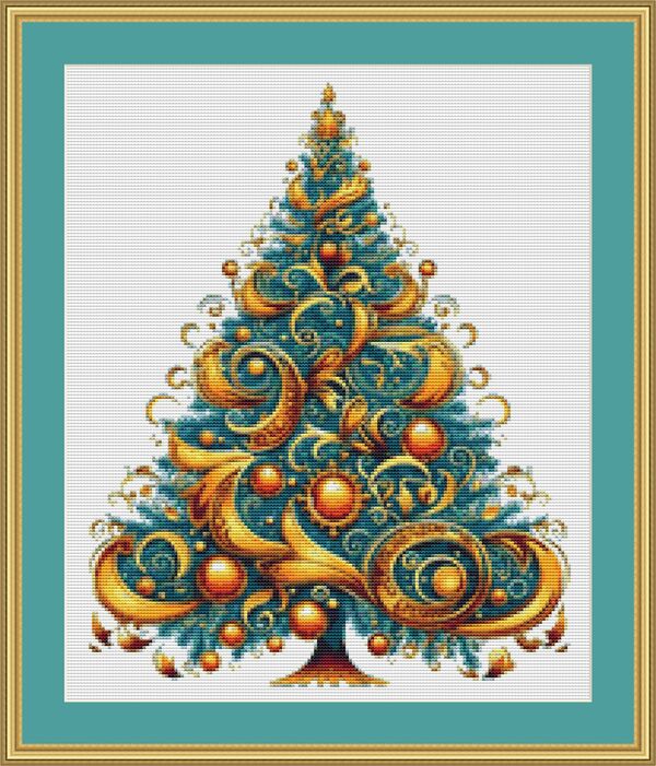 Xmas Tree 4 Cross Stitch Pattern