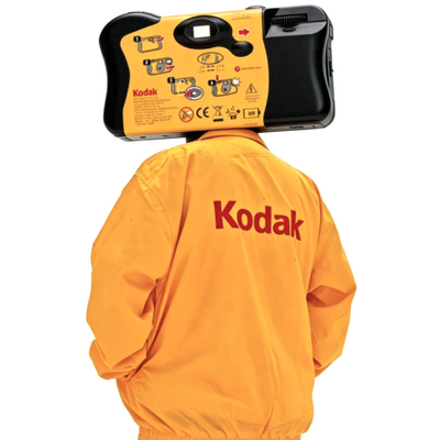 Kodak classic windbreaker jacket