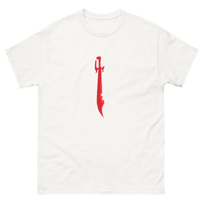 Crimson edge  intense sword design classic tee