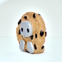 Chocolate Chip Cookie Resin Robot Art Toy Figurine  - Thumbnail 3