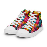 Spring Forward Womens high top canvas shoes - Thumbnail 3