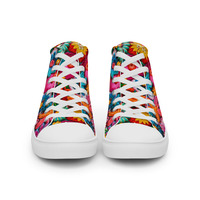 Spring Forward Womens high top canvas shoes - Thumbnail 4