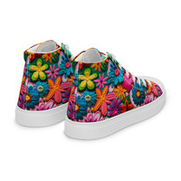 Spring Forward Womens high top canvas shoes - Thumbnail 7