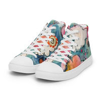 Jolina Womens high top canvas shoes - Thumbnail 3