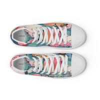 Jolina Womens high top canvas shoes - Thumbnail 5