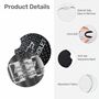​2-Pack Premium Neoprene Car & Home Coasters - 6.9cm Universal Fit - Metallic Chevrolet Diamond Plate Design - Handcrafted Made to Order-4
