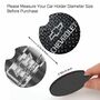 ​2-Pack Premium Neoprene Car & Home Coasters - 6.9cm Universal Fit - Metallic Chevrolet Diamond Plate Design - Handcrafted Made to Order-1