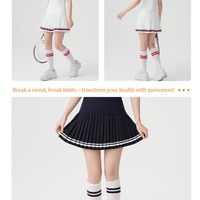 High-waisted Striped Tennis Skirt - Thumbnail 7