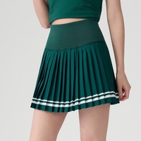 High-waisted Striped Tennis Skirt - Thumbnail 1