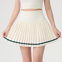 High-waisted Striped Tennis Skirt - Thumbnail 2
