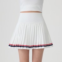 High-waisted Striped Tennis Skirt - Thumbnail 3