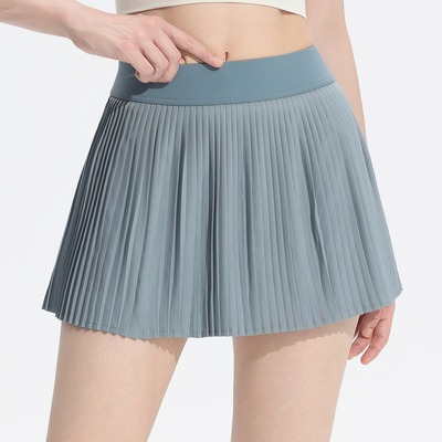 Varsity High-Rise Pleated Tennis Skirt