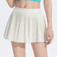 Varsity High-Rise Pleated Tennis Skirt - Thumbnail 3