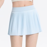 Varsity High-Rise Pleated Tennis Skirt - Thumbnail 4