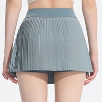 Varsity High-Rise Pleated Tennis Skirt - Thumbnail 5