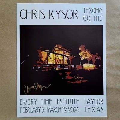 Texoma gothic - signed print