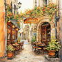 Narrow Alley Cafe 3 Cross Stitch Pattern-2