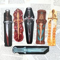 Fantasy Dagger Bookmarks - Thumbnail 3