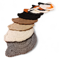 Crochet Cat Coasters - Thumbnail 1