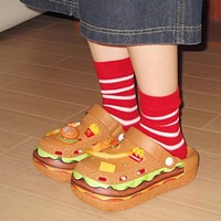 Burger Fries Platform Clogs - Thumbnail 1