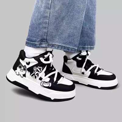 Chubby kitty chunky mid top shoes