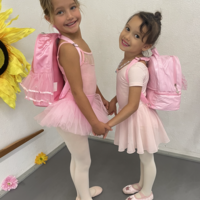 Ballet Satin Backpack w/ ruffles - Thumbnail 3