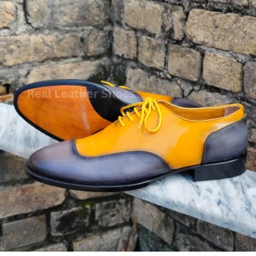 grey and yellow dress shoes Ayla Satin Mini Dress