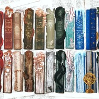 Old Book Spine Bookmarks - Thumbnail 1