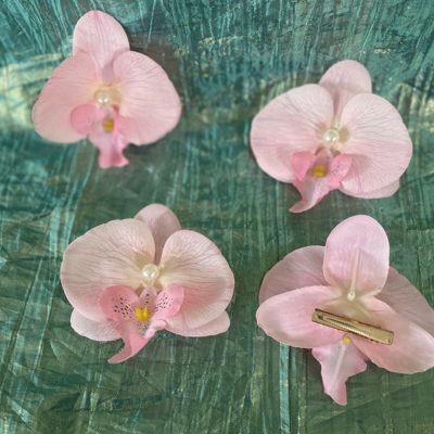 Orchid flower clips
