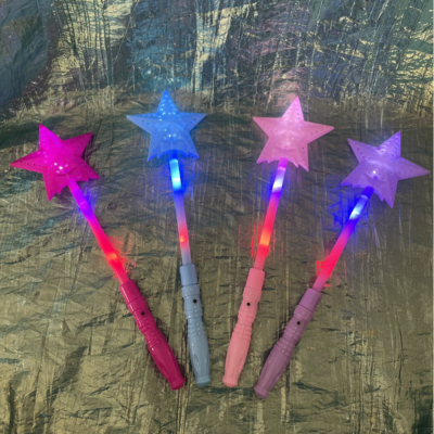 Light up star wands