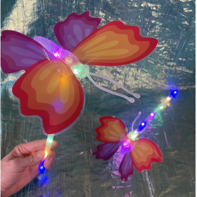 Butterfly light up wand
