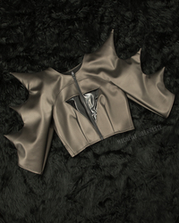 OOAK "Defense Mechanism" Monster Jacket - Gold - Thumbnail 1