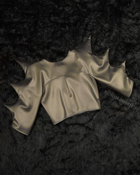 OOAK "Defense Mechanism" Monster Jacket - Gold - Thumbnail 5