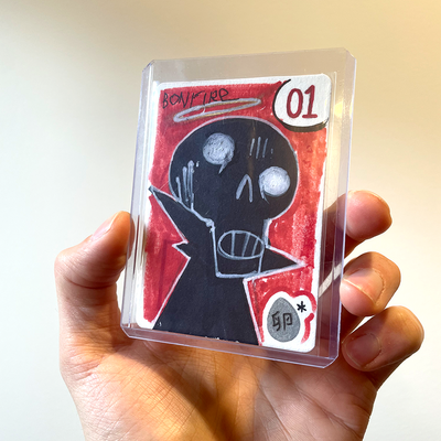 Bonfire - original 1/1 art card