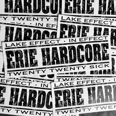 Erie hardcore sticker & button pack