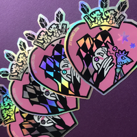 Fool Heart holo sticker - Thumbnail 2