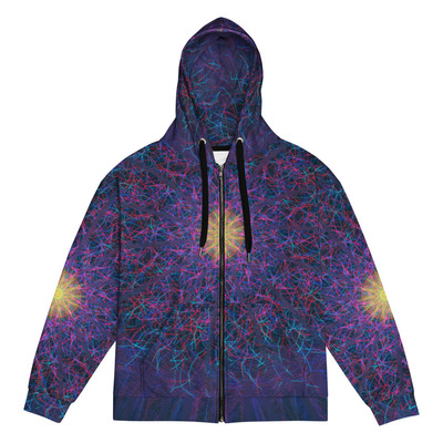 Radiant symphony zip hoodie
