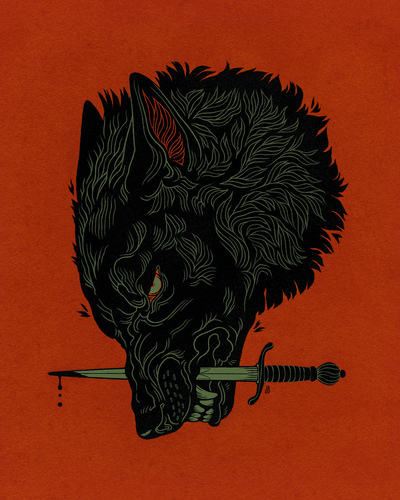 Blade Wolf - Print