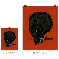 Blade Wolf - Print - Thumbnail 1