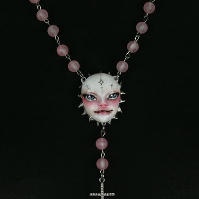 Doll nyxie rosary necklace 