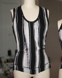 OOAK "Smoke and Mirrors" Tank L - Thumbnail 2