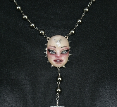 Cynthia Doll rosary necklace