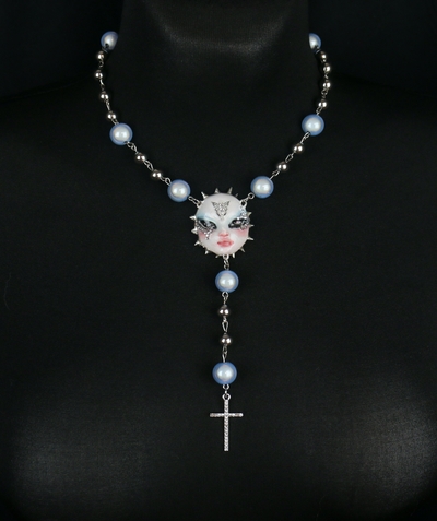Doll Susie rosary necklace