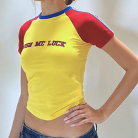 WISH ME LUCK CROPPED TEE - Thumbnail 1