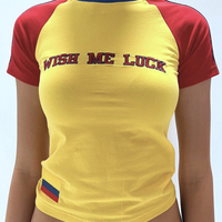 WISH ME LUCK CROPPED TEE - Thumbnail 2