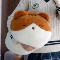 Round loaves of bread cat plush toy - 20" - Thumbnail 7