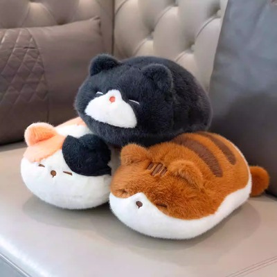 Round loaves of bread cat plush toy - 20"