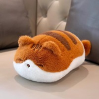 Round loaves of bread cat plush toy - 20" - Thumbnail 3