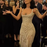 Custom Made Sexy Champagne Sequin Long Prom Dresses Senior Graduation Dress - Thumbnail 1